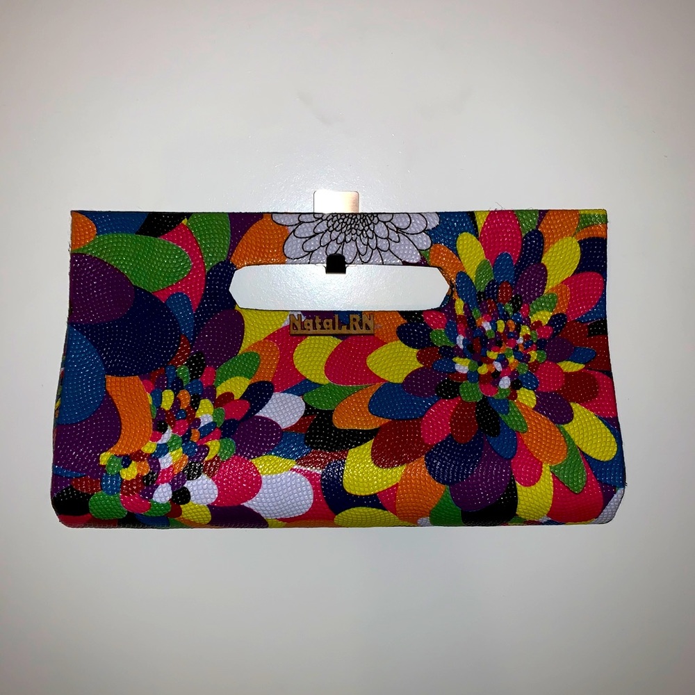New Vibrant colored clutch